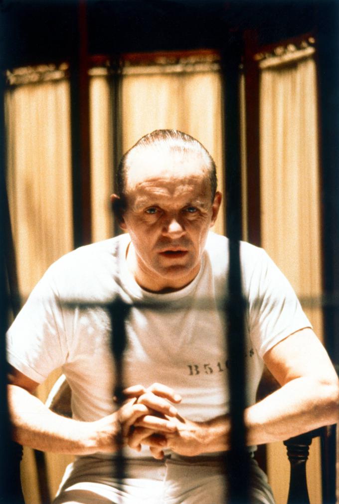 Britanski filmski igralec Anthony Hopkins je za upodobitev hudobneža Hannibala Lecterja v filmu Ko jagenjčki obmolknejo prejel oskarja. | Foto: Guliverimage