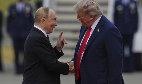 Putina na Aljaski pričakal Trump, ki si želi premirja že danes #foto