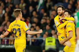 Messi s "hat-trickom" asistenc rešil Barcelono, ki je mukoma prišla do zmage