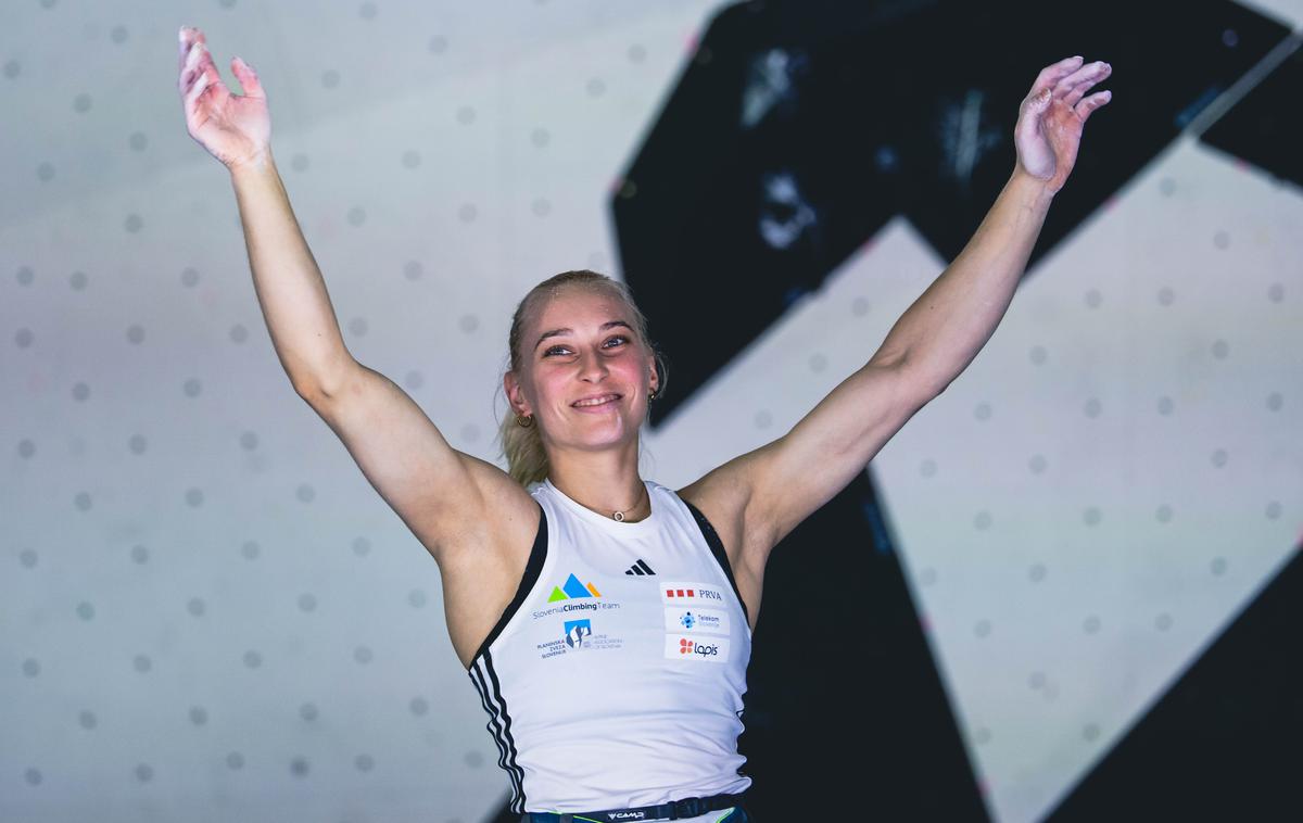 Janja Garnbret Koper 2023 finale | Janja Garnbret je zmagovalka tekme v težavnosti za svetovni pokal v Innsbrucku. | Foto Grega Valančič