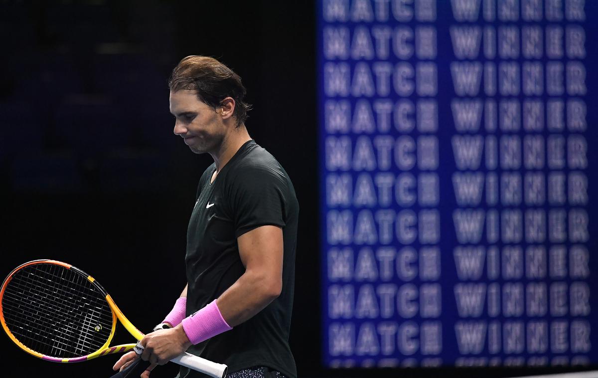 Rafael Nadal | Rafael Nadal je v polfinalu zaključnega turnirja v Londonu. | Foto Reuters
