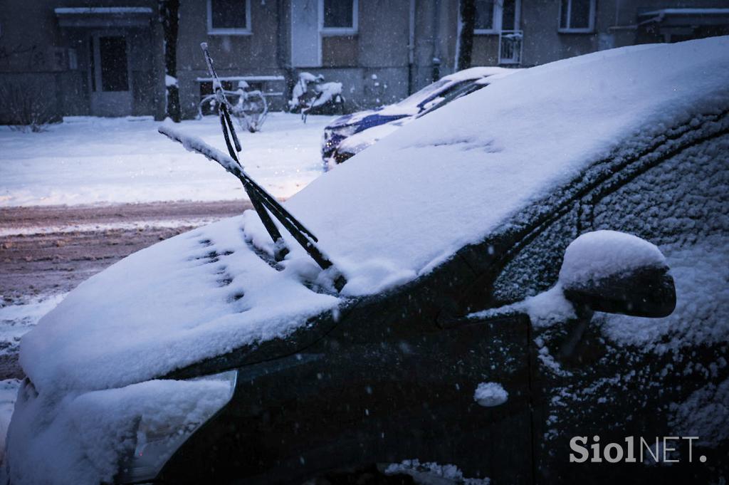 Sneg v Ljubljani
