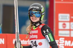 Nika Križnar šesta v Lillehammerju: Drugi skok me je stal višje uvrstitve