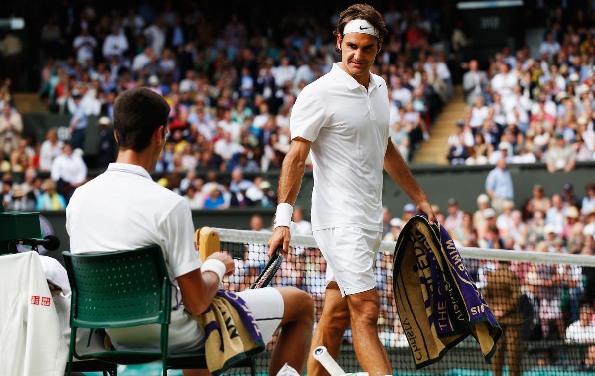 Roger Federer in Novak Đoković | Foto Guliver/Getty Images