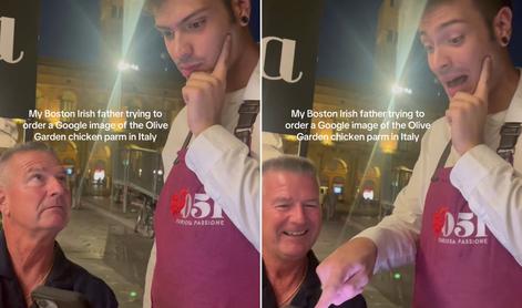 Ko Američan pride v Italijo: natakar je bil ob njegovem naročilu zgrožen #video