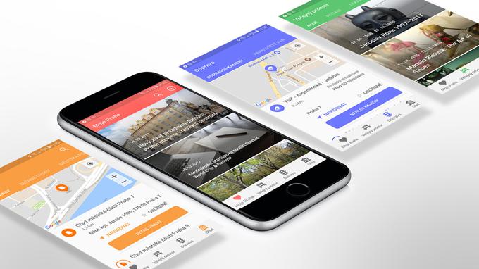 "Moje Praha" (na sliki) je ena od treh aplikacij za pametne telefone, ki jih je razvila praška mestna uprava. Še bolj priljubljena je aplikacija "PID Litačka", ki pomaga pri načrtovanju poti v Pragi in vsej osrednječeški regiji, saj med drugim skrbi za poročanje o razmerah v cestnem in javnem potniškem prometu ter omogoča nakupe vozovnic za mestni in primestni javni promet Prage. | Foto: 