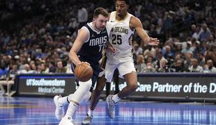 Luka Dončić se ni naprezal, Čančar poškodovan, v Bostonu konec velikega niza