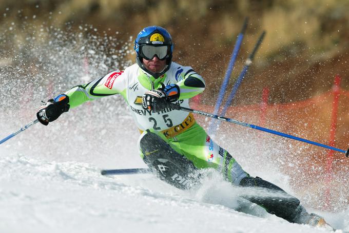 Rene Mlekuž je bil na prehodu med stoletjema član zavidljivo močne slovenske slalomske ekipe. | Foto: Getty Images