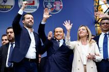 Matteo Slavini, Silvio Berlusconi, Giorgia Meloni.