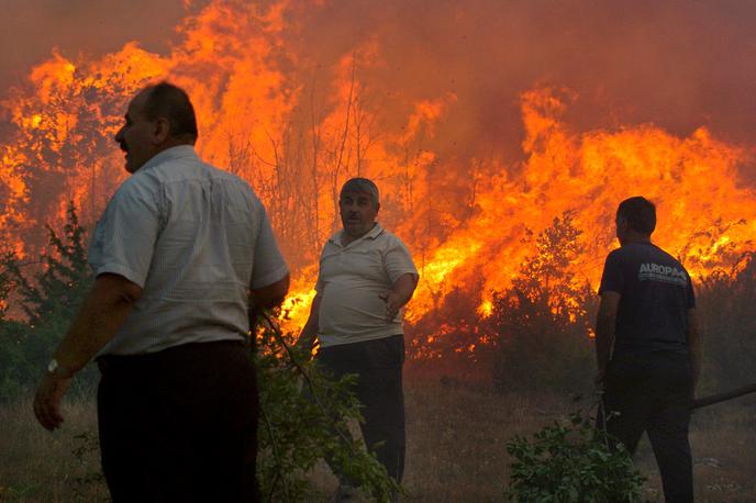 Požar Makedonija | Požari se po podatkih makedonskega centra za krizno upravljanje, ki jih navaja AFP, širijo predvsem v osrednjem in vzhodnem delu države.  | Foto Guliverimage