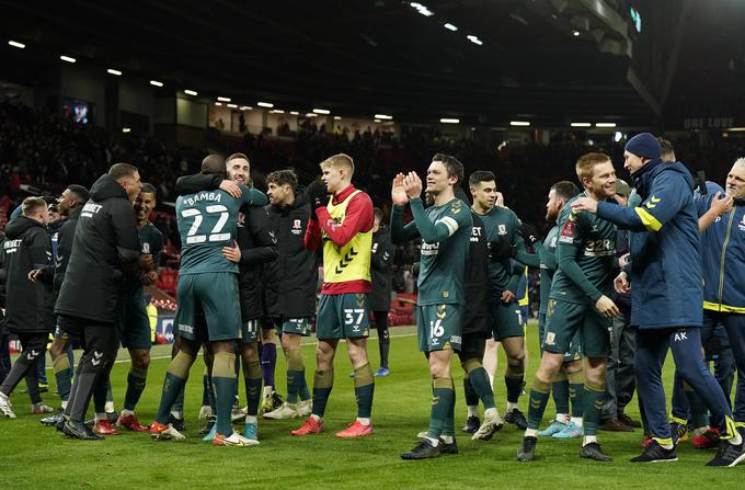 Veselje Middlesbrougha in Andraža Šporarja po najbolj odmevni zmagi, odkar igra na Otoku. | Foto: Guliverimage/Vladimir Fedorenko
