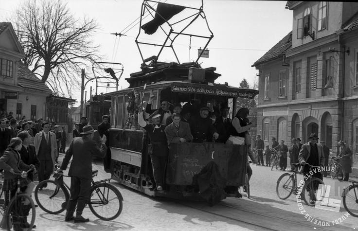tramvaj po vojni | Foto: Svetozar Guček, hrani: MNZS