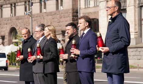 Macron Rusiji zagrozil s strožjimi sankcijami