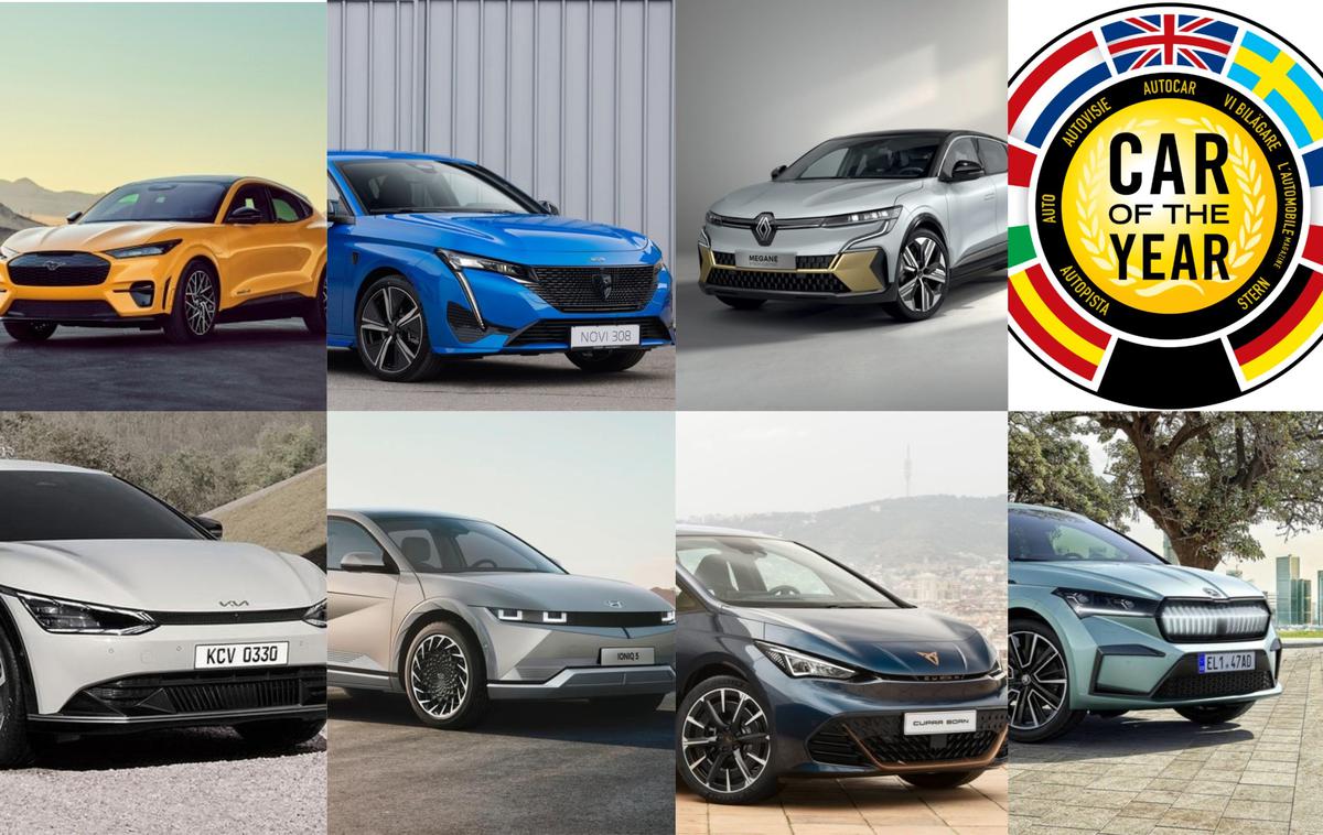 COTY 2022 | Med sedmimi finalisti je kar šest avtomobilov polno električnih in le eden z motorjem na notranje zgorevanje.