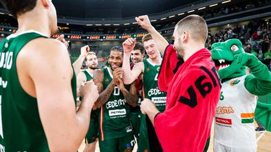 Cedevita Olimpija suvereno prek razglašenih Nemcev