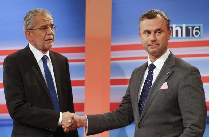 Kdo bo decembra postal predsednik Avstrije? Nekdanji predsednik Zelenih Alexander Van der Bellen ali kandidat svobodnjakov Norbert Hofer?  | Foto: Reuters