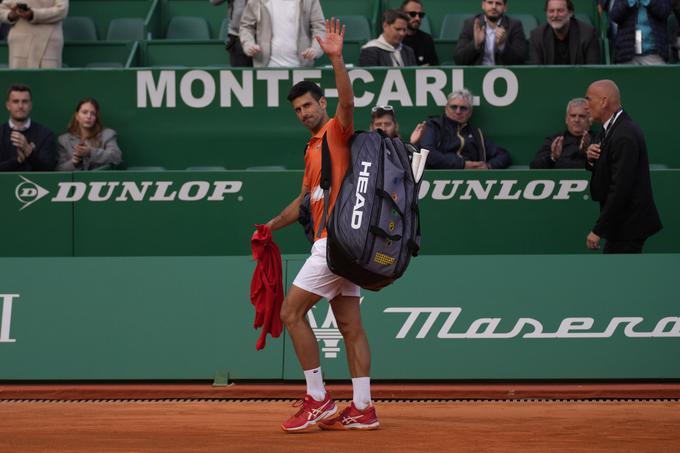 Novak Đoković se je v Monte Carlu poslovil že po prvem dvoboju. | Foto: AP / Guliverimage