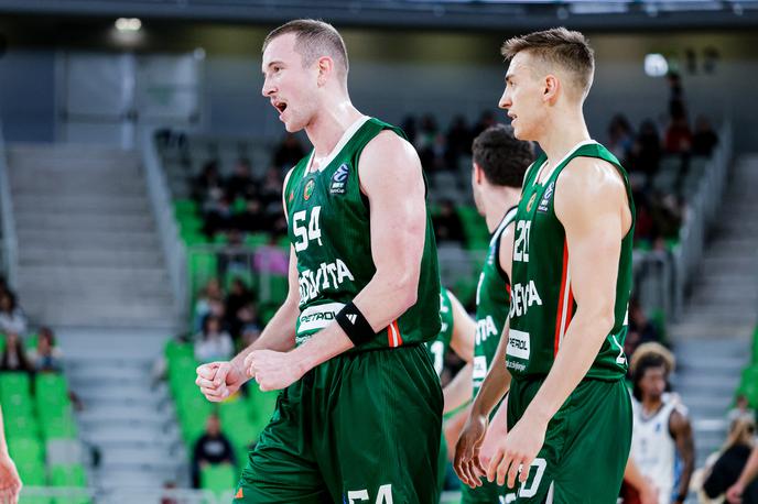 Cedevita Olimpija - Veolia Towers Hamburg | Cedevita Olimpija je dosegla še šesto zmago v evropskem pokalu. | Foto Aleš Fevžer