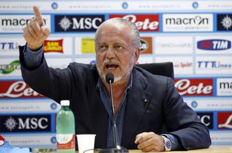 Lastnik Napolija si ne želi povratne tekme v Barceloni