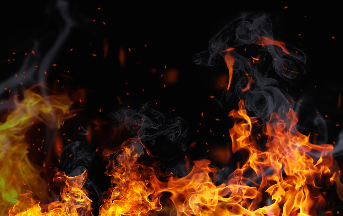 Ogenj | Za moškega in žensko se je nesreča dobro iztekla.  | Foto Getty Images