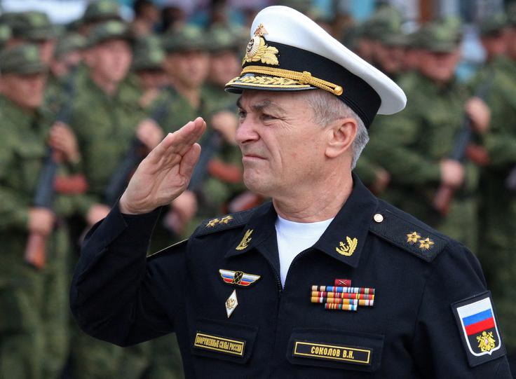 Viktor Sokolov, poveljnik ruske črnomorske flote. | Foto: Reuters