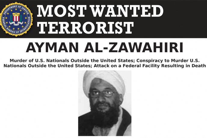 Ayman al-Zavahiri | Al Zavahiri je z bin Ladnom sodeloval pri oblikovanju Al Kaide, bil je njegov namestnik na čelu teroristične skupine, katere glavni cilj je bil napad na Američane kjerkoli po svetu, od njegove smrti pa jo je vodil. | Foto Reuters