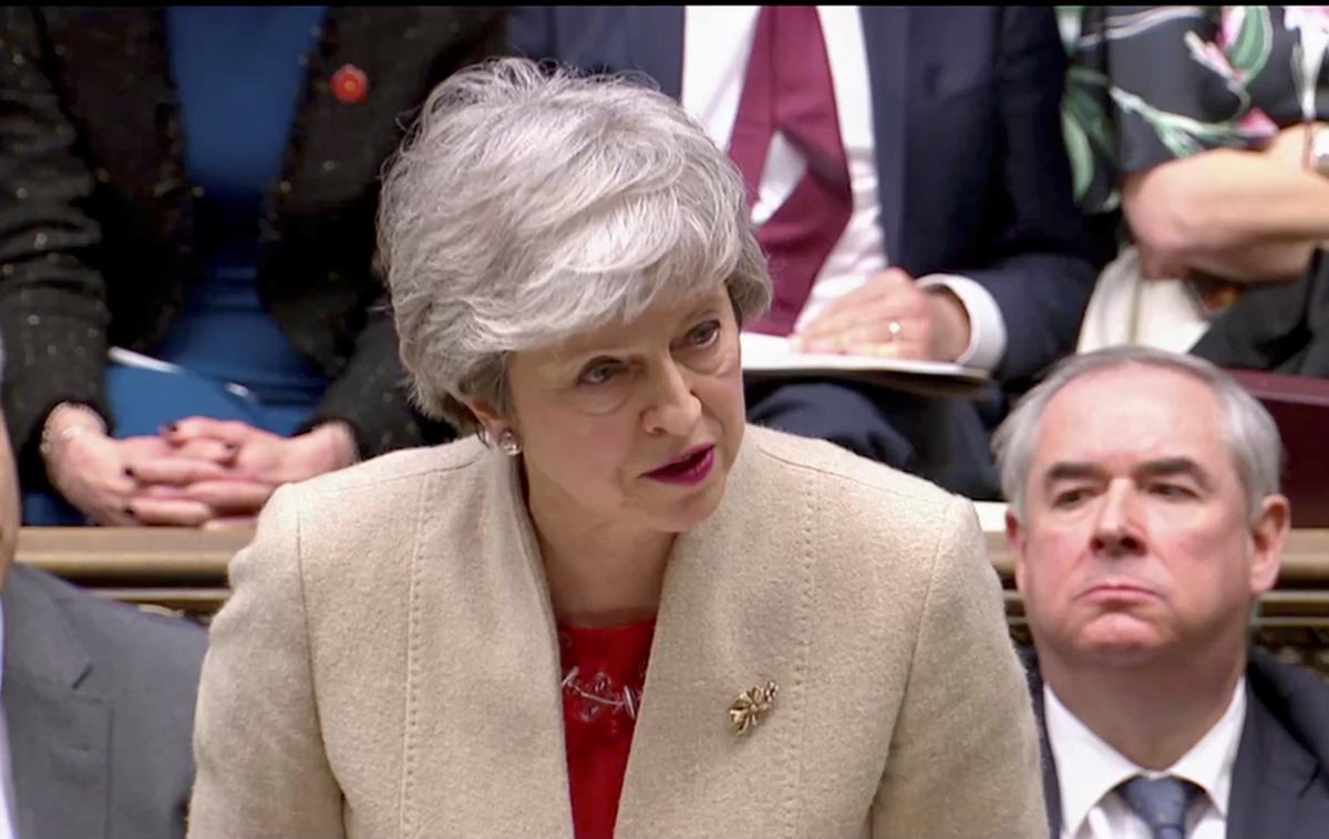 Theresa May | Britanski parlament je še tretjič zavrnil sporazum z EU o brexitu. | Foto Reuters