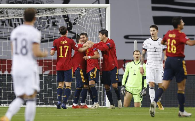 Španci so s kar 6:0 odpravili Nemčijo. | Foto: Reuters