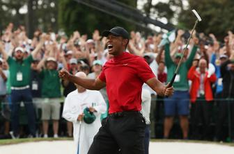 Tiger Woods čustven ob sprejemu v hram slavnih #video