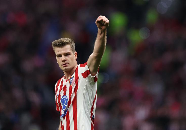 Alexander Sorloth je Atletico popeljal v vodstvo. | Foto: Reuters