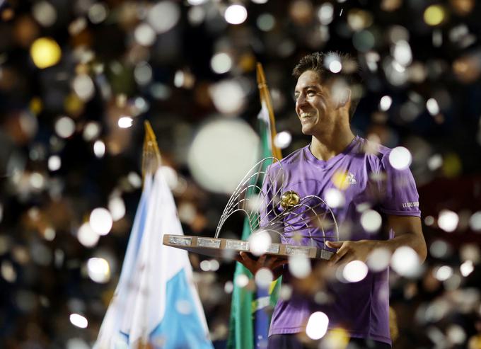 Sebastian Baez je po Riu (na sliki) osvojil še turnir v Čilu. | Foto: Reuters