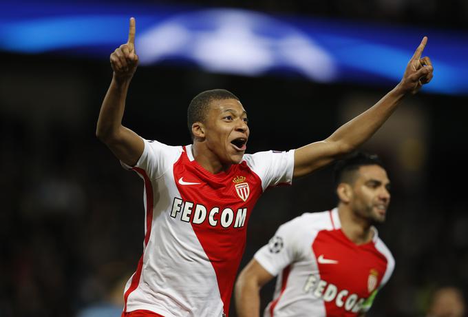V sezoni 2016/17 se je z Monacom uvrstil v polfinale lige prvakov in zabil kar šest golov. Vse v izločilnih delih tekmovanja. | Foto: Reuters