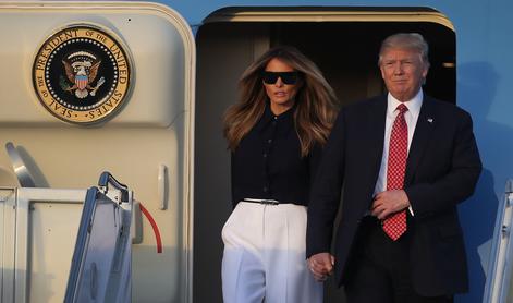 Ali Melania Trump z modnimi odločitvami nasprotuje možu?