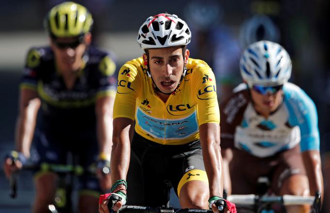 Fabio Aru je nepričakovano pustil in predal skupno vodstvo. | Foto: Reuters