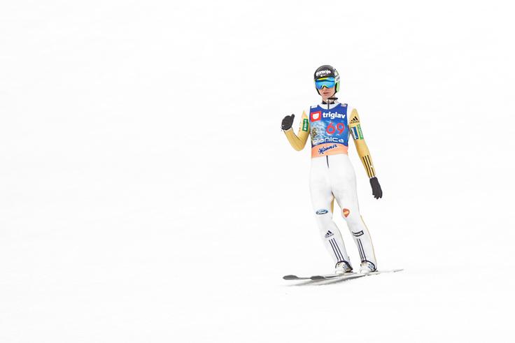 "Osebno mi je Vikersund za zdaj bolj všeč. Je pa res, da v Planici še nisem naredil pravega poleta." | Foto: Grega Valančič/Sportida