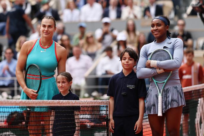 Arina Sabalenka | V finalu sta se merili Arina Sabalenka in Coco Gauff. | Foto Reuters