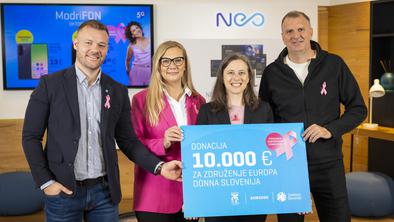 Tudi letos Samsung in Telekom Slovenije z novo donacijo društvu Europa Donna