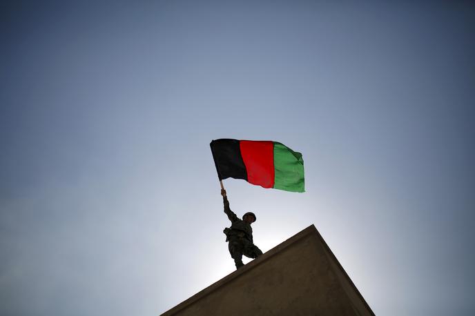 Afganistan, zastava | V Afganistanu je stanje zelo nemirno. | Foto Reuters