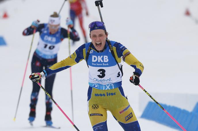 Hanna Oeberg | Hanna Oeberg je osvojila zadnje zlato na svetovnem prvenstvu v Oberhofu. | Foto Reuters