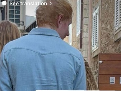 Ed Sheeran na Hrvaškem snema nov videospot, ujeli so ga na Hvaru