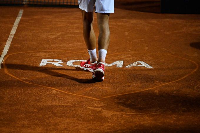 Novak Đoković Rim zapušča s srcem. | Foto: Gulliver/Getty Images