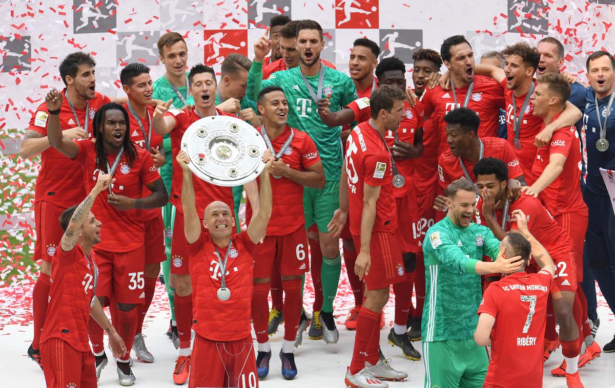 Bayern | Bavarci so še sedmič zapored osvojili nemško prvenstvo. | Foto Reuters