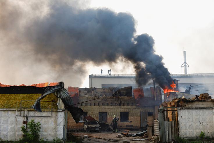 Ukrajina, vojna, napad, Rusija, Kijev | Foto: Reuters