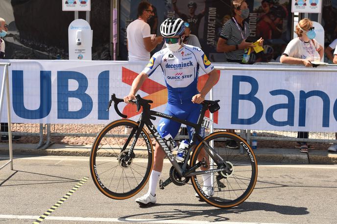 Remco Evenepoel | Nesrečni Belgijec znova na kolesu. | Foto Guliverimage/Getty Images