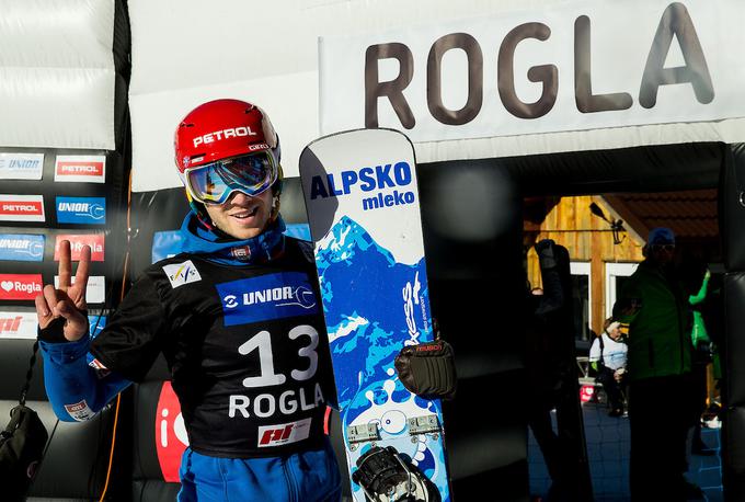 Žan Košir je letos nastopil samo na Rogli, a tam je bil odličen. Morda preseneti tudi na svetovnem prvenstvu. | Foto: Vid Ponikvar