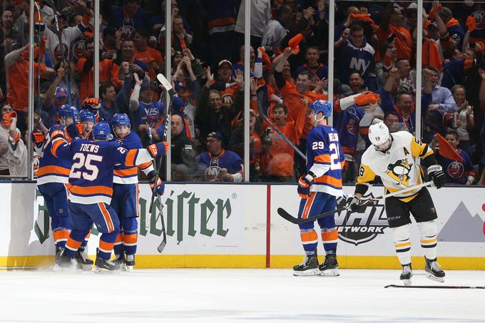 New York Islanders proti Pittsburghu vodi z 2:0 v zmagah. | Foto: Reuters