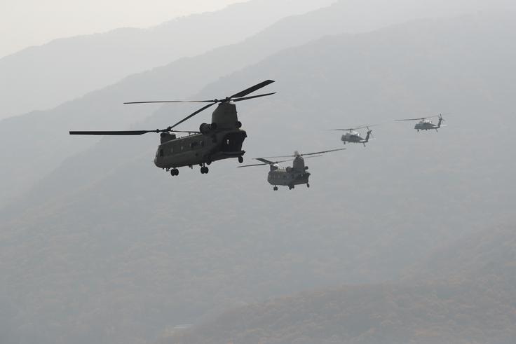 Južna Koreja, helikopter, helikopterji Južna Koreja, helikopter, helikopterji | Foto: Reuters