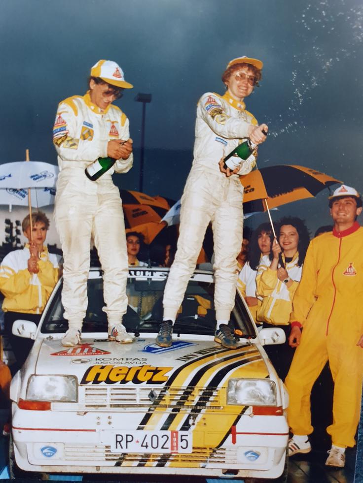 Romana Zrnec je nekoč zmagovala z renault 5 GT turbo. | Foto: Žare Modlic