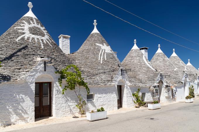 Hiške trullo v Apuliji | Foto: Shutterstock