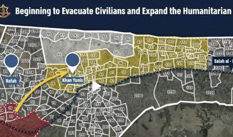 Izrael pred pričakovano ofenzivo pozval k evakuaciji 100 tisoč civilistov iz Rafe #video